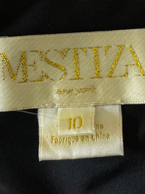 Mono Mestiza Vuelo Strapless Negro - Talla 10