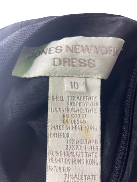 Mono Jones New York Sin mangas Pedreria Negro - Talla 10