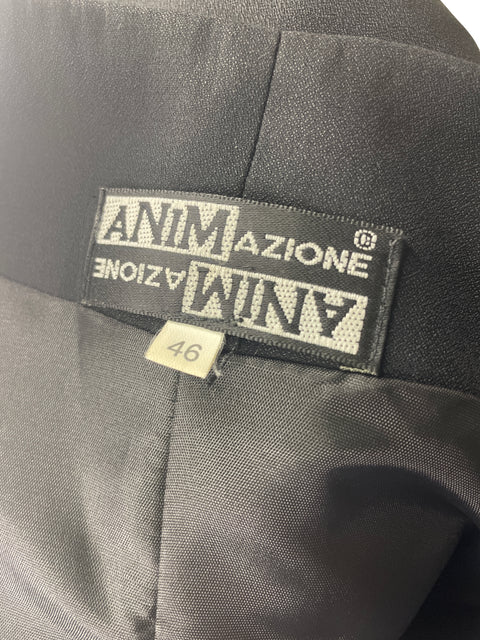 Chaleco Ánimazione Estampado Negro - Talla 46