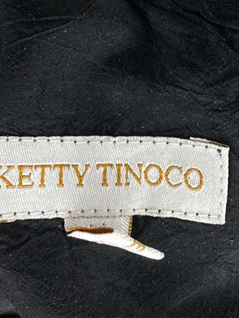 Vestido Ketty Tinoco Mini Sin mangas Negro - Talla S