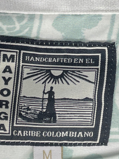 Conjunto Mayorga Estampado Satinado Verde - Talla M