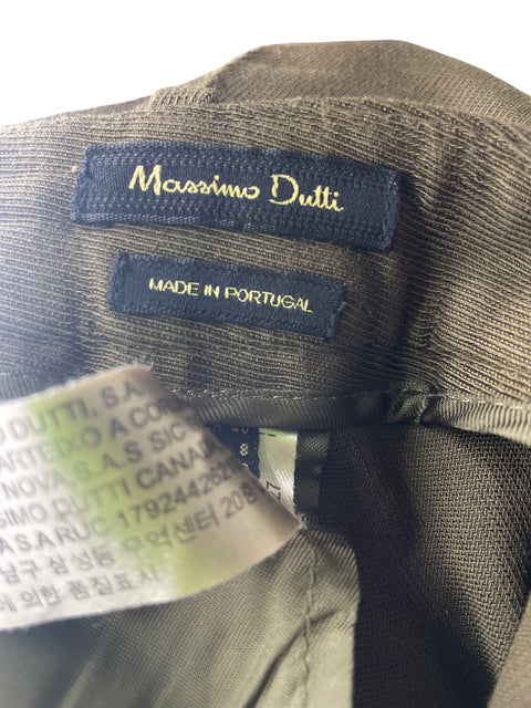 Pantalón Massimo Dutti Recto Bolsillo Marrón - Talla 40