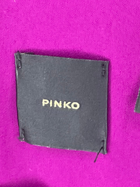 Blusa Pinko Cuello V Liso Morado - Talla S