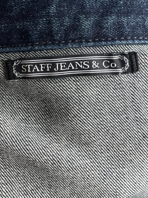 Chaqueta Staff Jeans & Co Denim Bolsillos Algodón Azul - Talla L