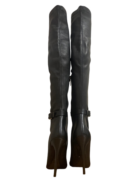Bota Jimmy Choo Cammie Tacón alto Negro - Talla 8.5