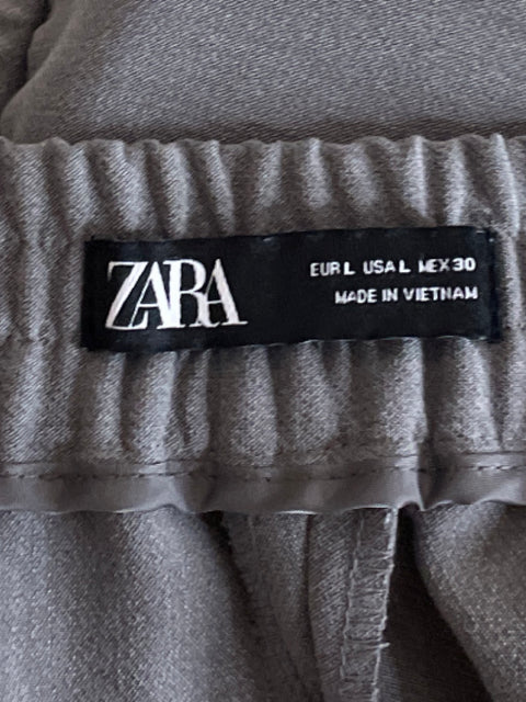 Set Zara Blazer+pant Gris - Talla L