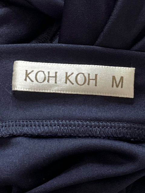 Mono Koh Koh Satinado Bolsillos Azul - Talla M
