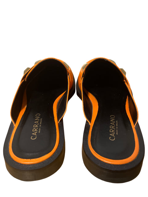Mocasín Carrano Tacón bajo Naranja - Talla 38