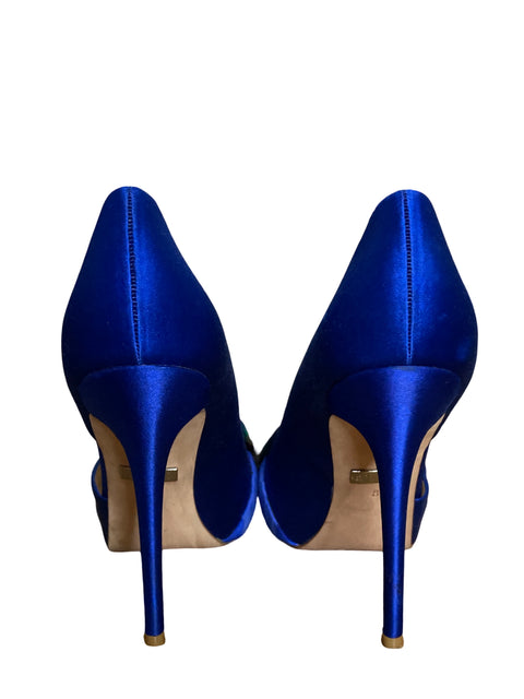 Tacón Bally Switzerland Tacón alto Satinado Azul - Talla 8
