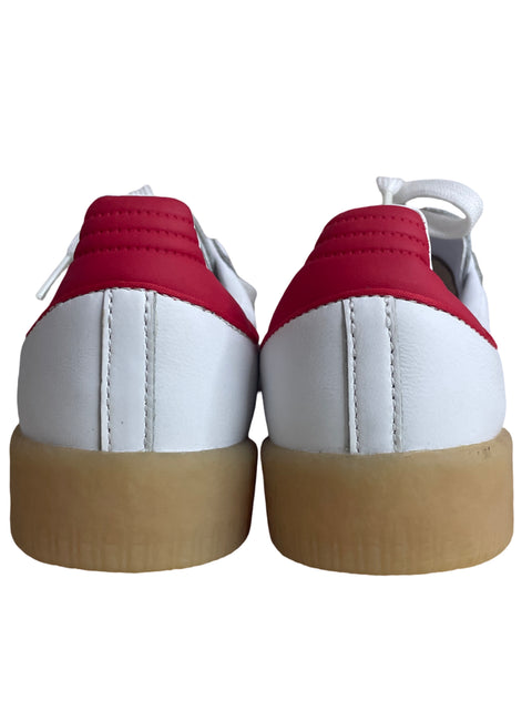 Zapatilla Adidas Samba Bajas Cordones Blanco - Talla 5.5