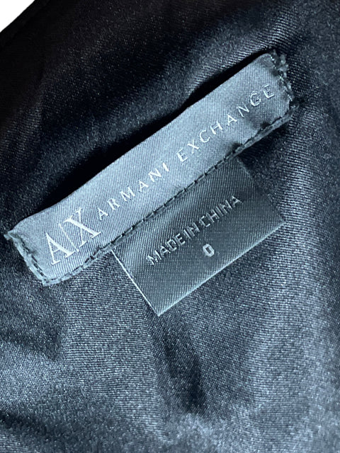 Vestido Armani Exchange Midi Negro - Talla 0