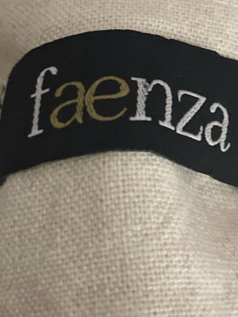 Blusa Faenza Sin mangas Lino Beige - Talla S
