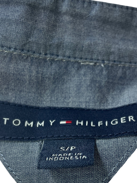 Blusa Tommy Hilfiger Liso Manga larga Botones Rosado - Talla S