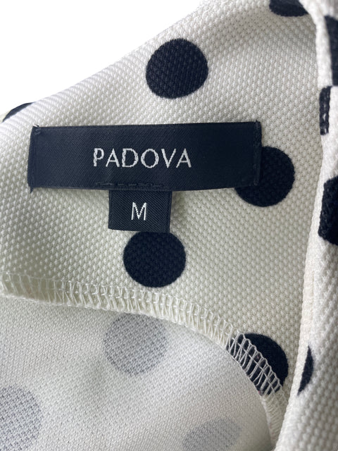 Blusa Padova Lunares Sin mangas Blanco - Talla M