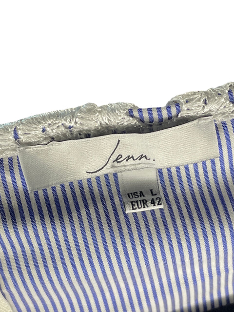 Top Lena Bordado Azul - Talla L