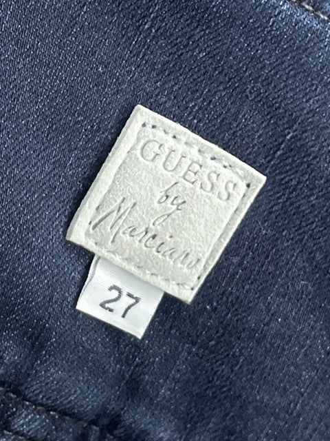 Falda Guess Vuelos High-waist Azul - Talla 40