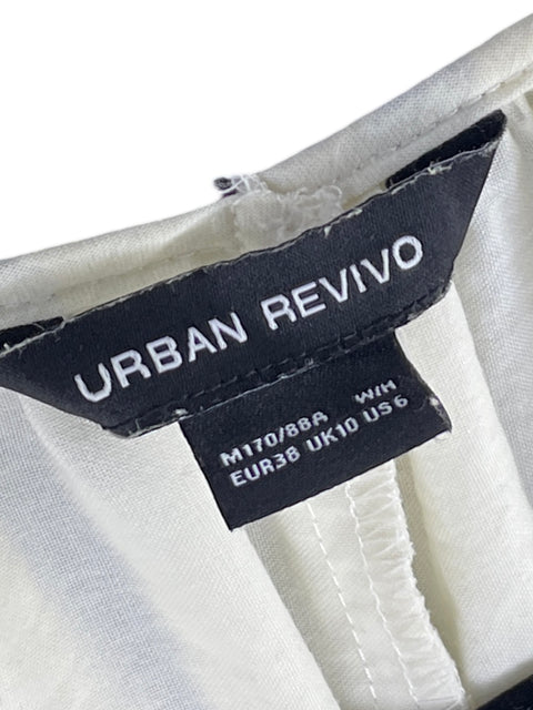 Blusa Urban Revivo Manga larga Beige - Talla 38