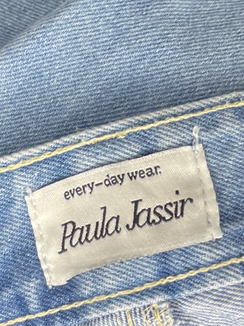 Pantalón Paula Jassir Criss-cross Azul - Talla 4