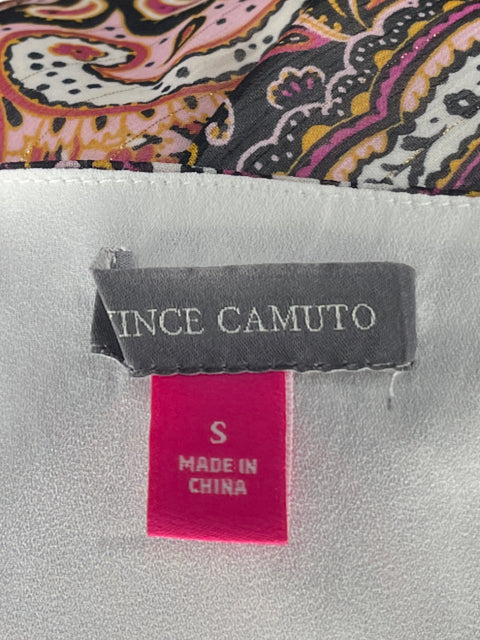 Blusa Vince Camuto Estampada Rosado - Talla S