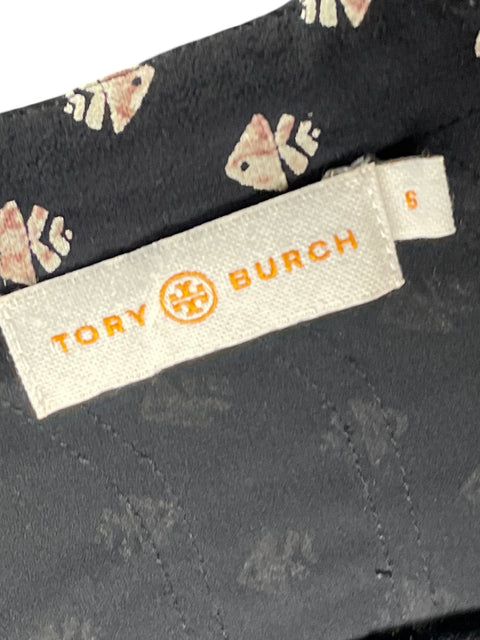 Vestido Tory Burch Tejido Encaje Negro - Talla 40