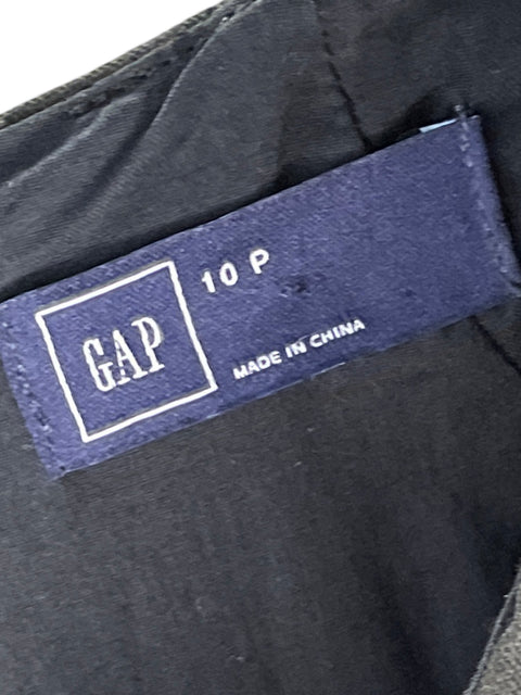 Vestido Gap Lunares Flockeados Negro - Talla 10