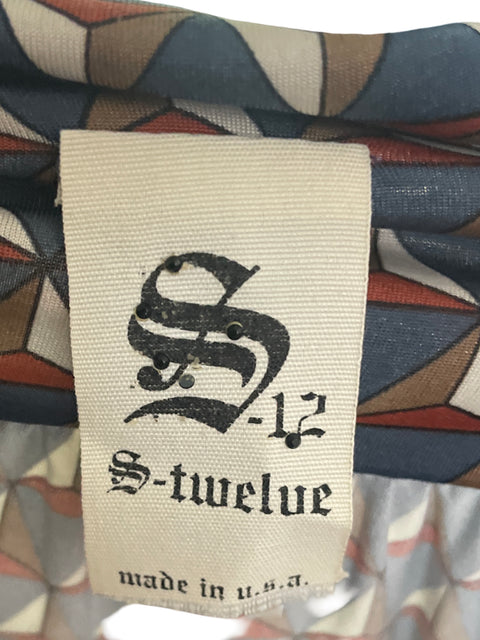 Blusa S-twelve Asimétrico Cruzado Marrón - Talla M