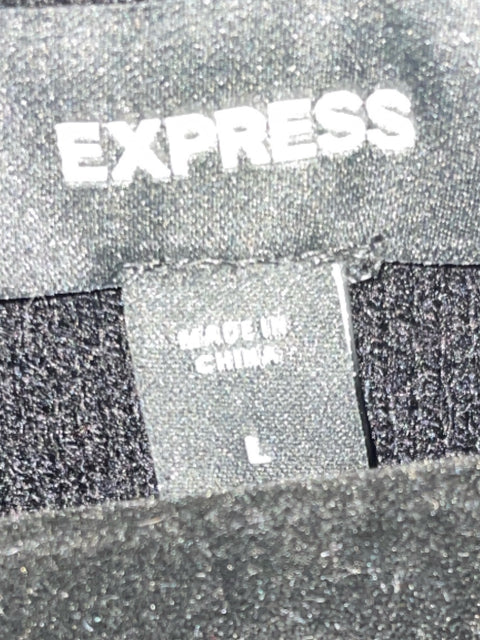 Blusa Express Abierto Cuello v Negro - Talla L