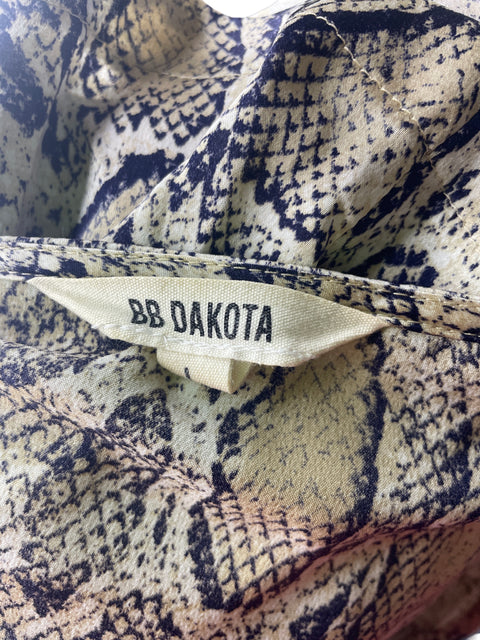 Blusa Bb Dakota Estampado Animal print Fajon Beige - Talla L