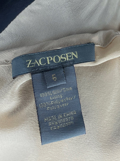 Blusa Zac Posen Degradé Beige - Talla 6