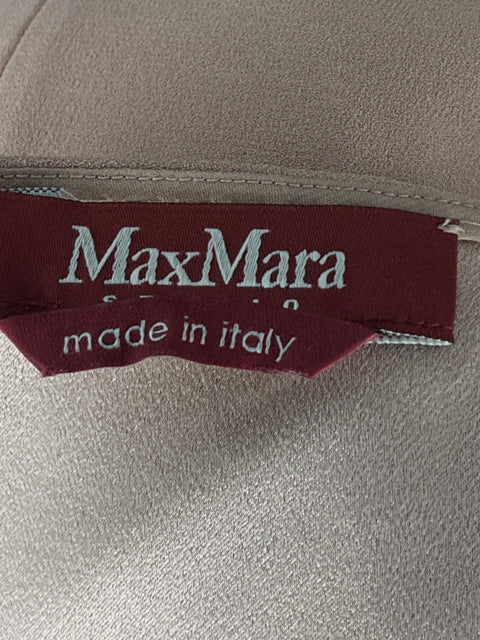 Blusa Max Mara Fluida Beige - Talla S