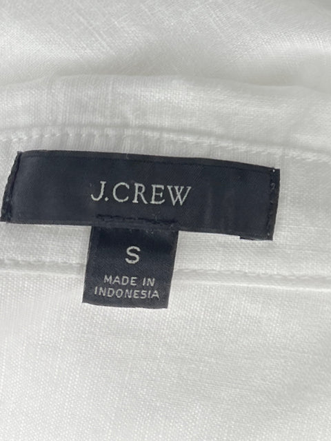 Camisa J. Crew Oversize Blanco - Talla S