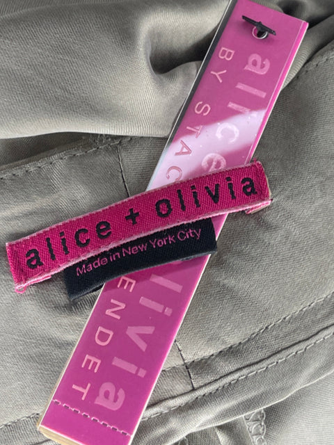 Pantalón Alice + Olivia Pinzas Marrón - Talla 2