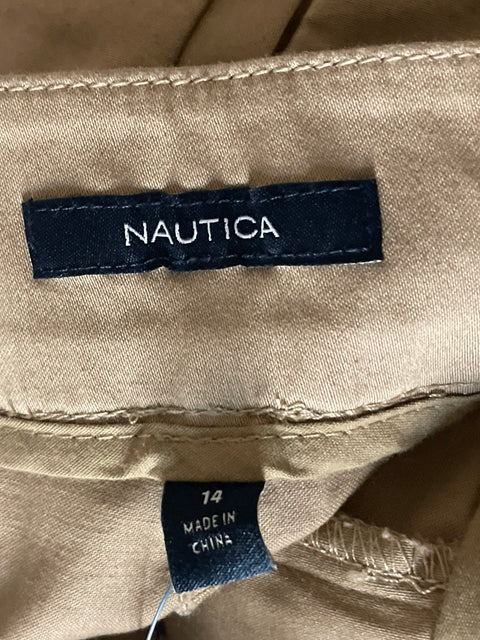 Pantalón Náutica Taylor Recto Marrón - Talla 14