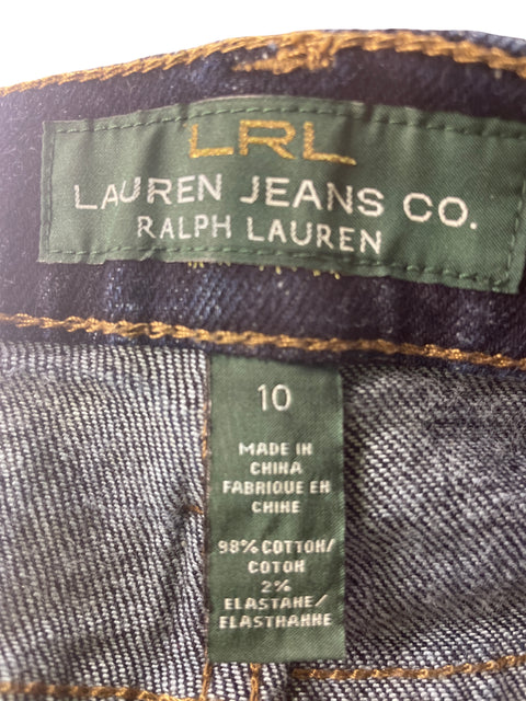 Pantalón Ralph Lauren Wide-leg Recto Azul - Talla 10