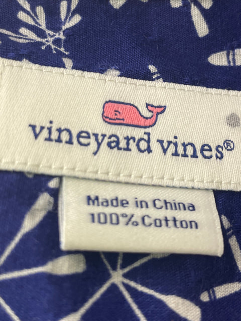 Blusa Vineyard Vines Estampado Manga larga Azul - Talla 8