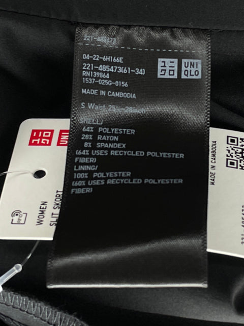 Falda Uniqlo Slit Negro - Talla S