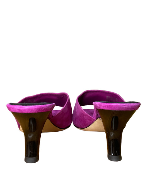 Zapato Tory Burch Eleanor Pave Morado - Talla 8