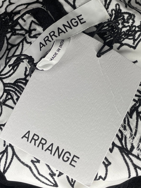 Vestido Arrange Marfil Recto Blanco - Talla 4