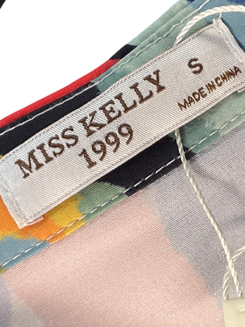 Vestido Miss Kelly 1999 Estampado Naranja - Talla S