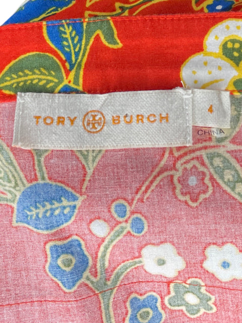Vestido Tory Burch Dayton Naranja - Talla 4