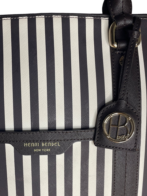 Cartera Henri Bendel Centennial Stripe Marrón - Talla U