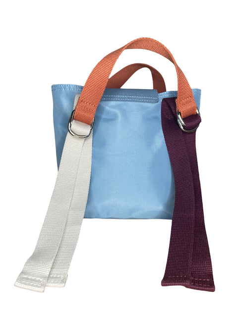 Cartera Longchamp Re-play North South Azul - Talla U