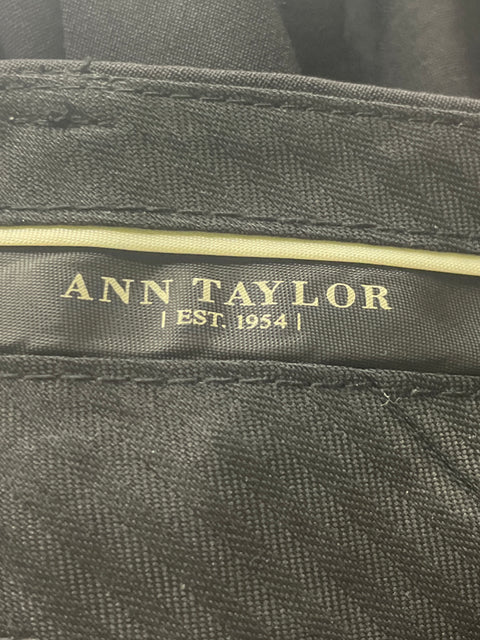 Pantalón Ann Taylor Recto Wide-leg Negro - Talla 10