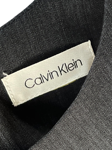 Vestido Calvin Klein Midi Gris - Talla S