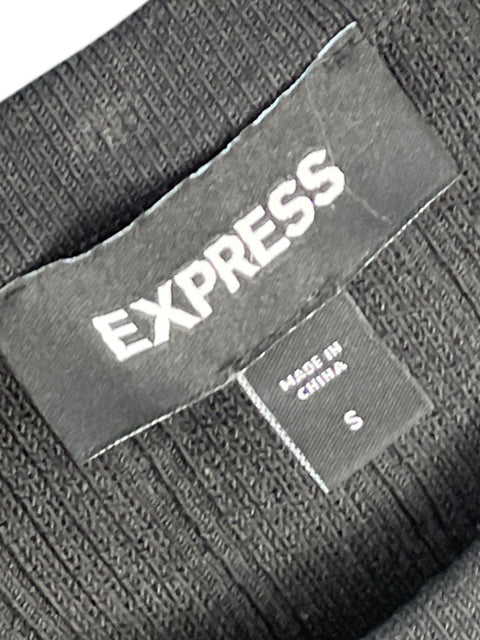 Top Express Acanalado Negro - Talla S