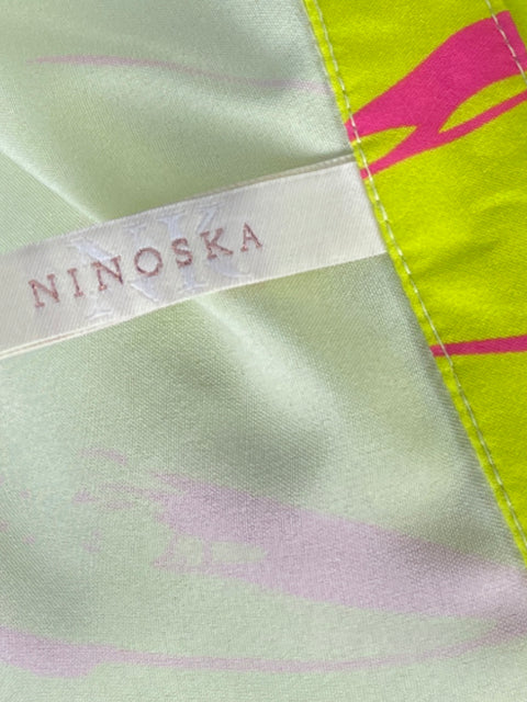 Vestido Ninoska Camisero Drapeado Verde - Talla L