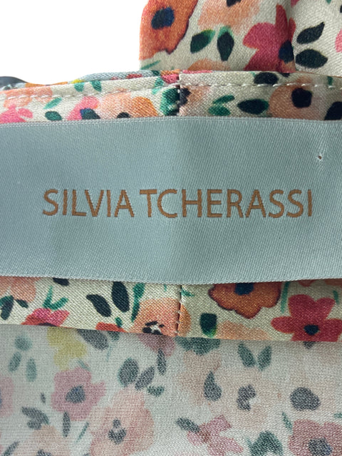 Conjunto Silvia Tcherassi Estampado Floral Pantalón/blusa Rosado - Talla L