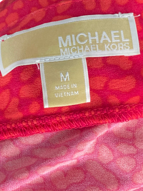 Top Michael Kors Animal print Rosado - Talla M