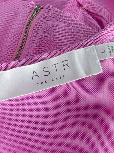 Top Astr The Label Mesh Corset Rosado - Talla L