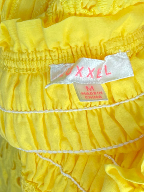 Set Luxxel Eyelet Falda+top Amarillo - Talla M